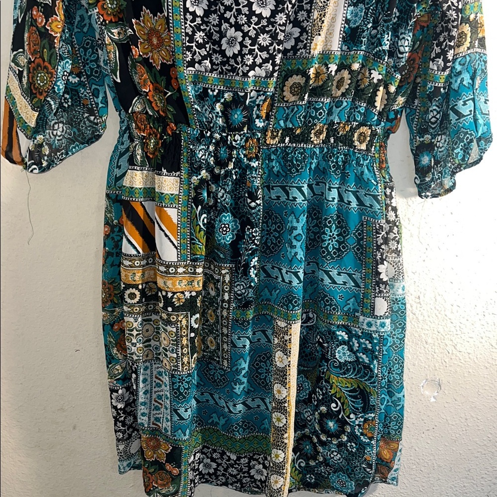 Enfocus Studio Multicolor Patchwork Top - Picture 8 of 9